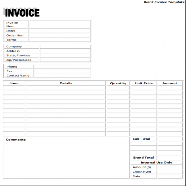 free paper invoicing