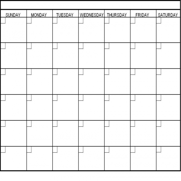 Calendar Template Task List Templates