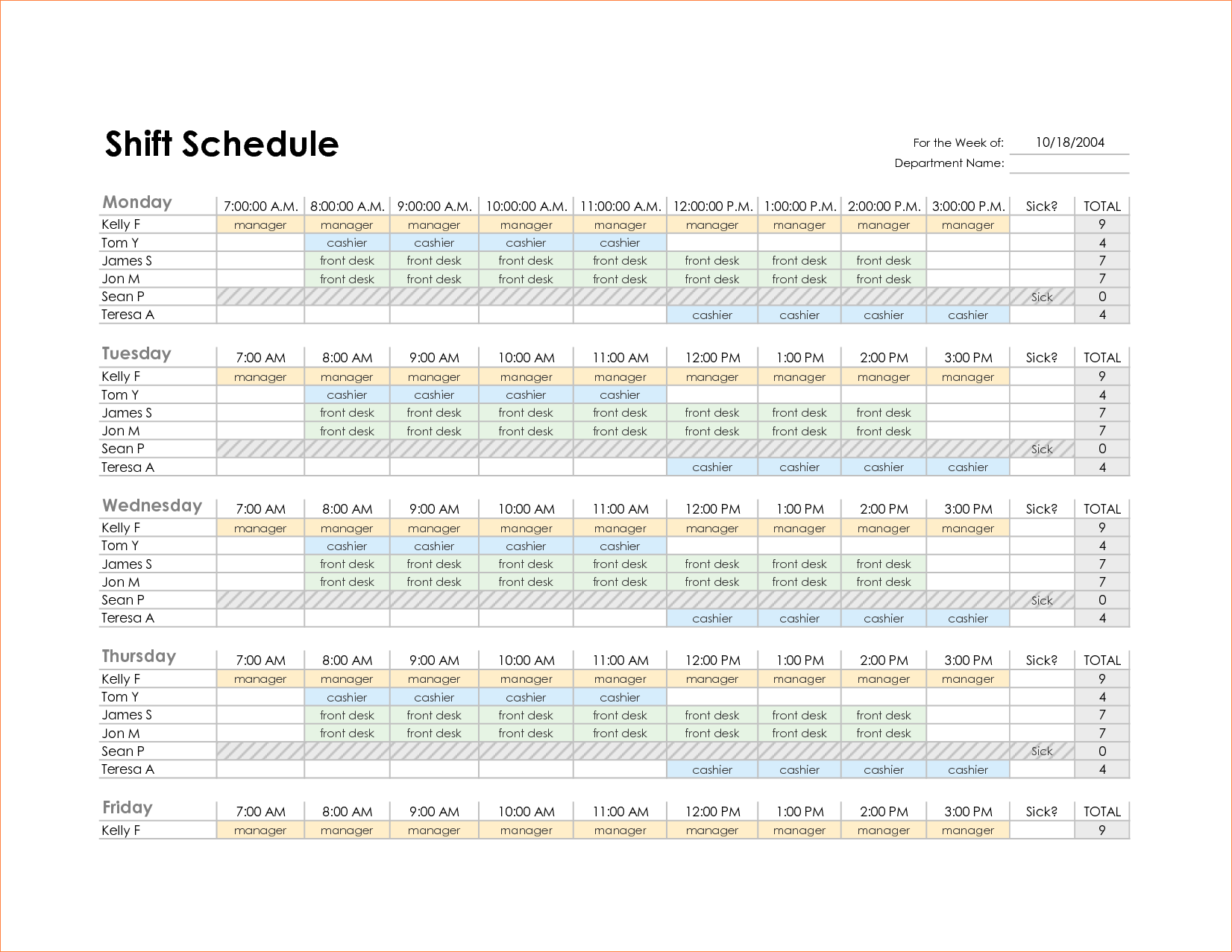 Monthly Schedule Template Excel Template Business Riset