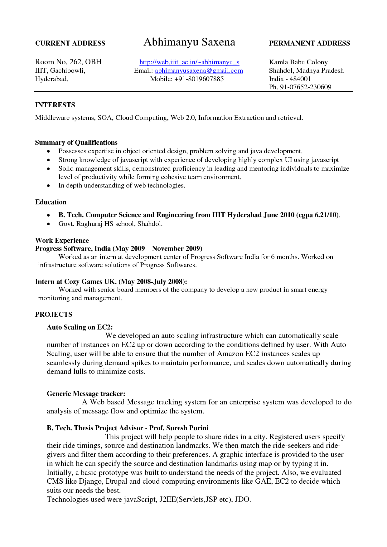 Google Resume Examples Task List Templates