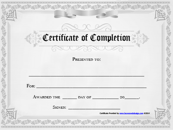 Certificate Of Completion Template Word Task List Templates